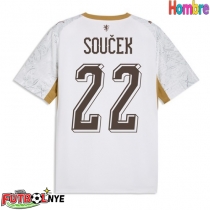 Camiseta República Checa Tomas Soucek #22 Visitante Equipación Mundial 2026 manga corta